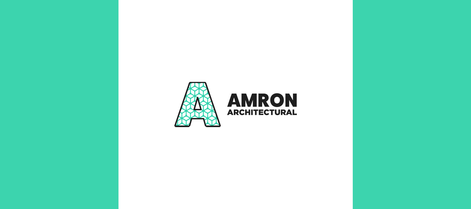 Amron Architectural rebrand logo on a clean, minimal background