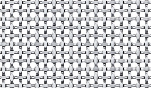 A square crimped thick woven wire mesh in stainless steel