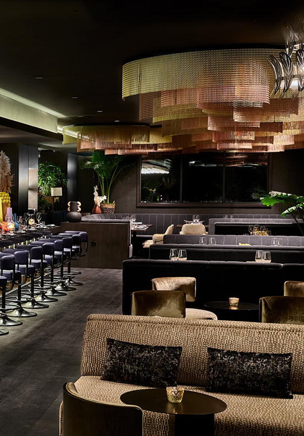 AC500 ceiling system with Zircon RB35 expanded mesh