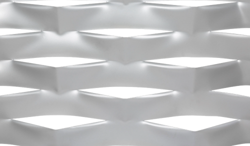 A close up of the Zircon 400-180 expanded mesh